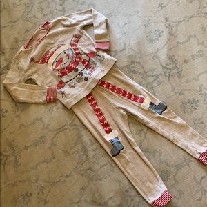 Holiday snowman pajama set